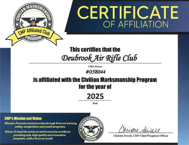 CMP Affiiation Certificate